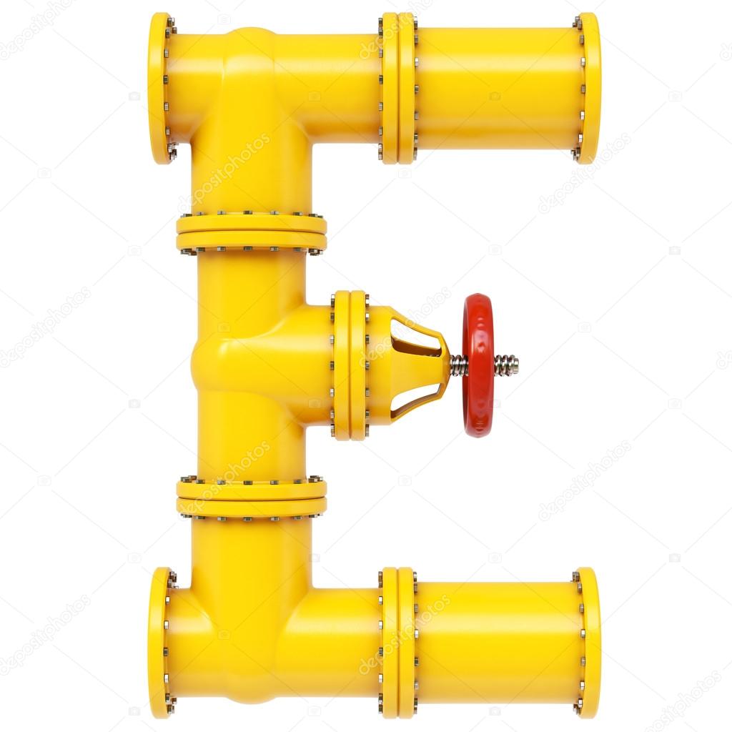 Letra E del alfabeto fotografía de stock © dimdimich 49589209