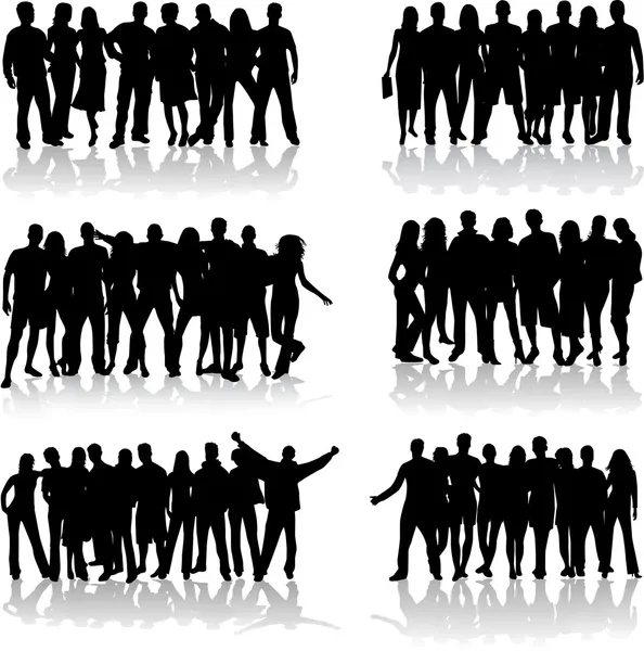 Group of people — Stock Vector