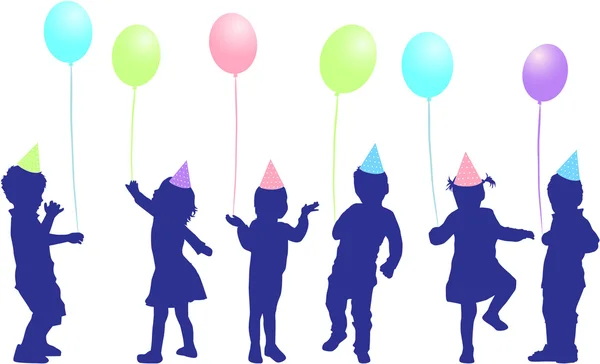Ziua de naștere a copiilor — Vector de stoc