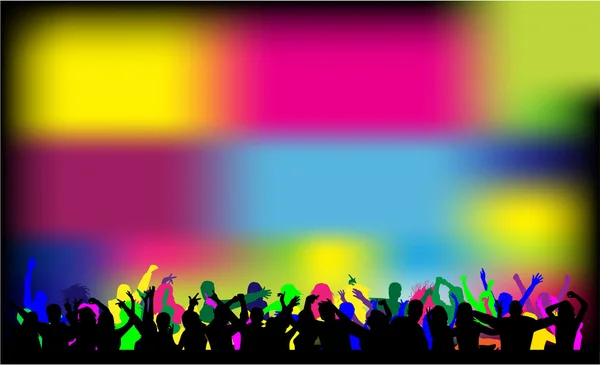 Tánc Party People — Stock Vector