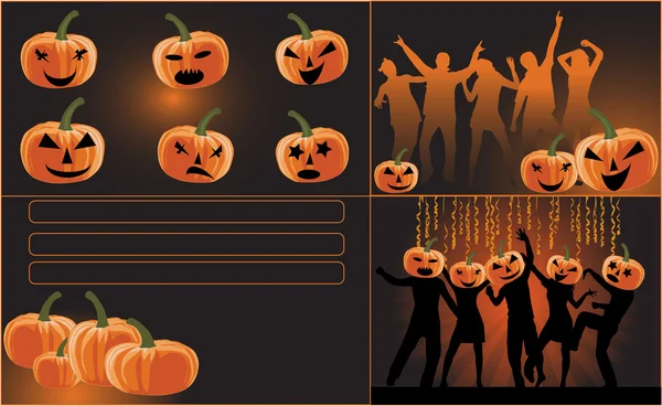 Party -Halloween — Stock Vector