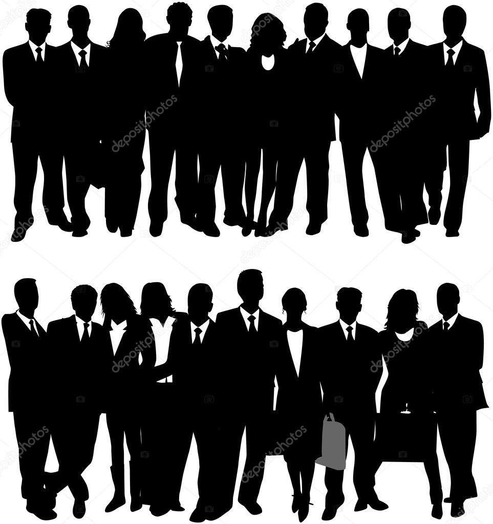illustration of business people