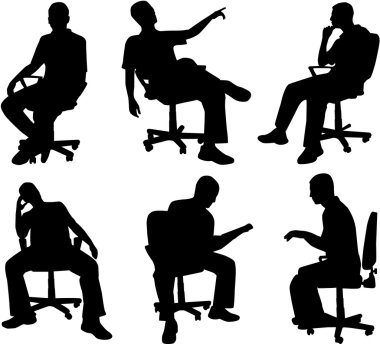 durumundaki oturan adamın