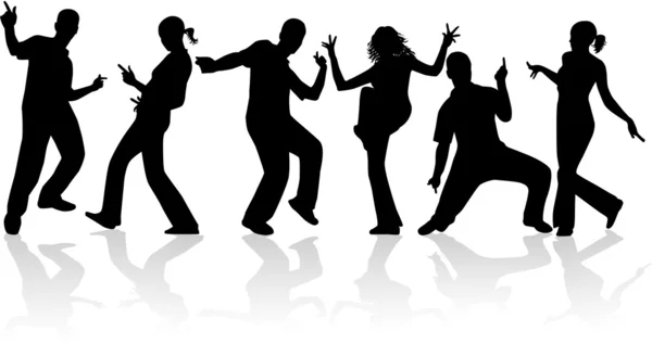 Χορό ανθρώπους — Διανυσματικό Αρχείο