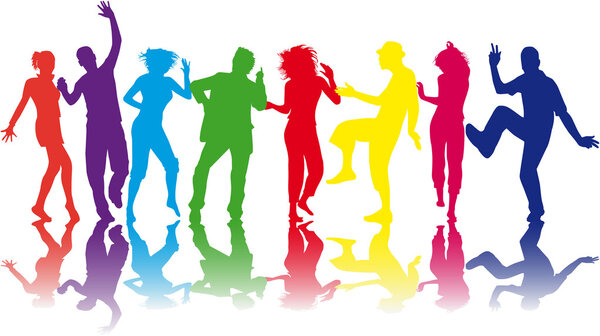 Танцующие люди
