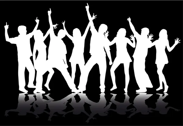 People dancing — Stock Vector