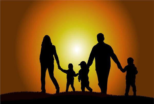 Семейные силуэты

