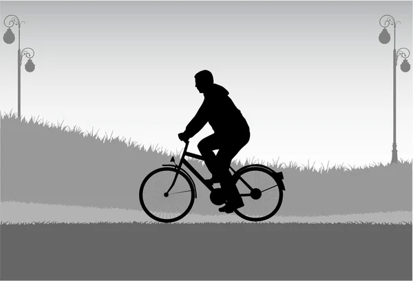 Wycieczka rowerowa — Wektor stockowy