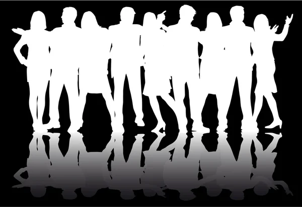 Group of people — Stock Vector