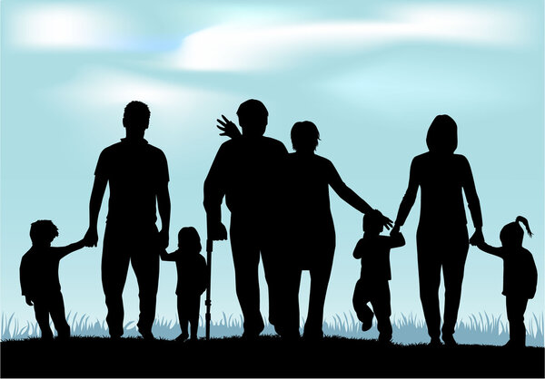 Семейные силуэты
