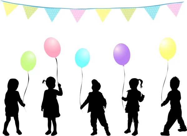 Children's birthday party — Stock Vector