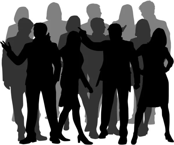 Group of people — Stock Vector