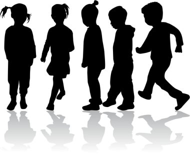 Çocuk Siluetleri