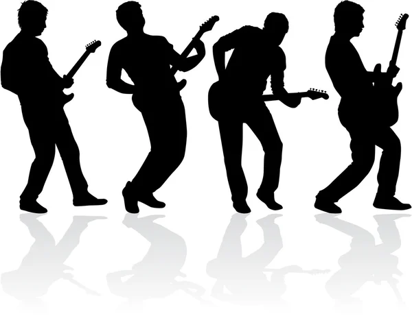 Joueur de guitare — Image vectorielle