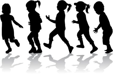Çocuk Siluetleri