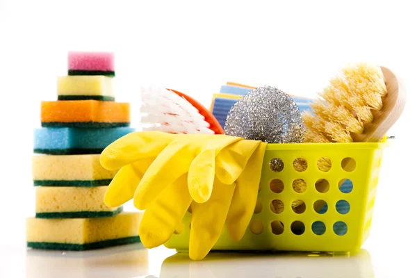 Cleaning items set — Stock Photo, Image