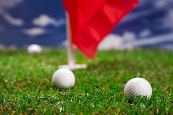 Vamos a jugar una ronda de golf ! — Foto de Stock