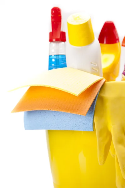 Cleaning items set — Stock Photo, Image