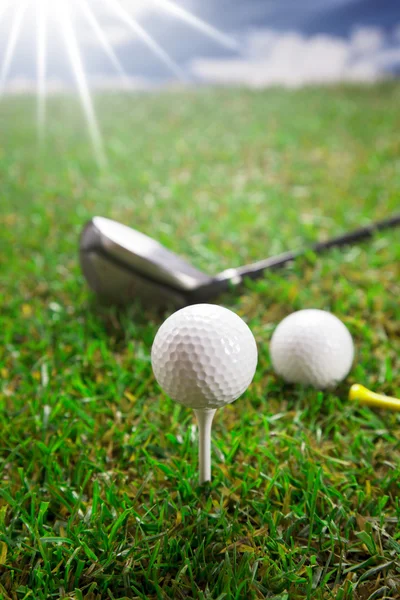 ゴルフのラウンドをプレーすることができます。! — ストック写真