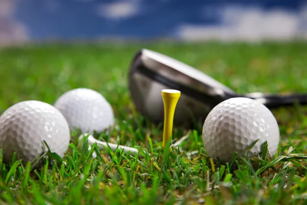 Vamos a jugar una ronda de golf ! — Foto de Stock