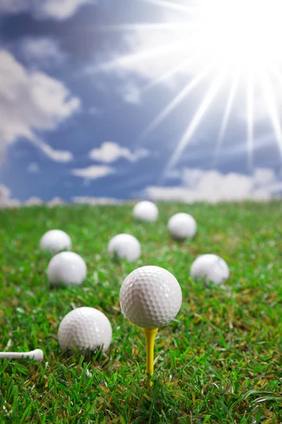 Vamos a jugar una ronda de golf ! — Foto de Stock