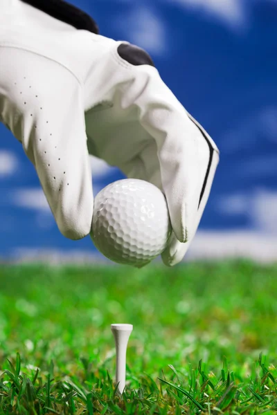 Lässt eine Runde Golf spielen! — Stockfoto