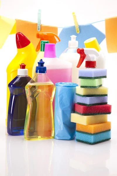 Cleaning items set — Stock Photo, Image