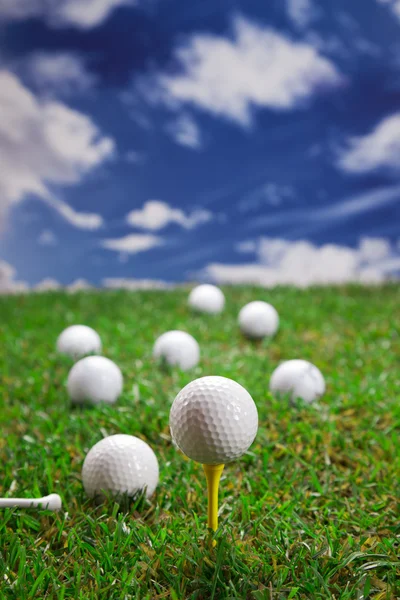 Vamos a jugar en el golf ! — Foto de Stock