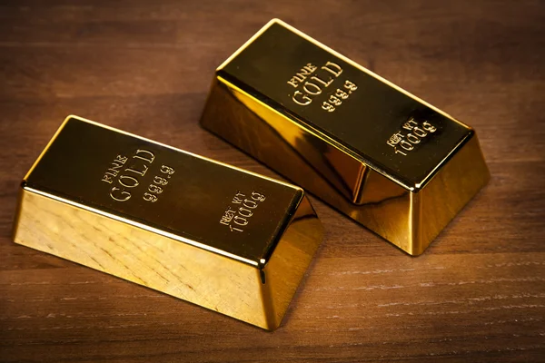 Goldbarren in den Charts! — Stockfoto