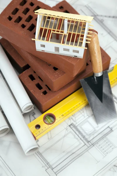 Equipamento de construção e construção — Fotografia de Stock