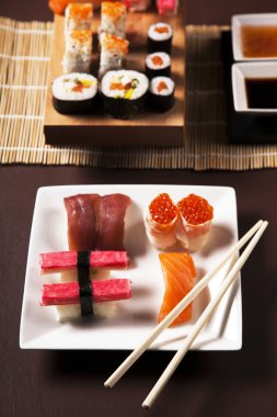 lezzetli taze sushi