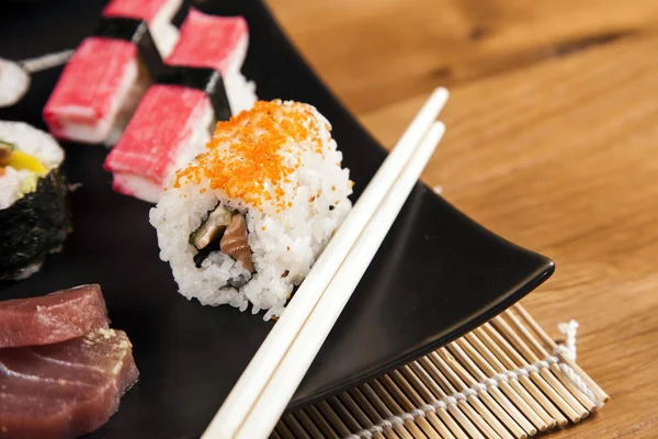 Delicious fresh sushi — Stock Photo, Image