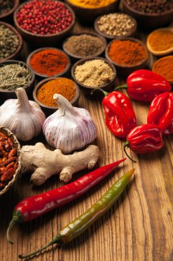 çeşitli baharatlar