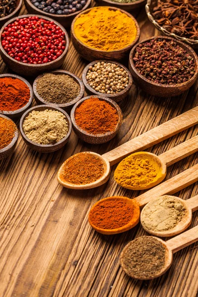 A selection of spices — Stock Photo, Image