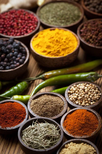 A selection of spices — Stock Photo, Image