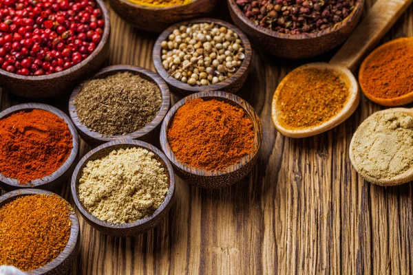 A selection of spices — Stock Photo, Image