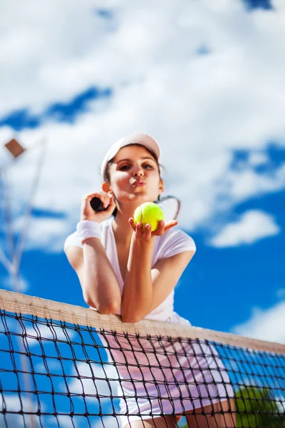 Tennisspielerinnen — Stockfoto