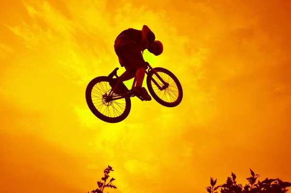 BMX acrobatiek — Stockfoto