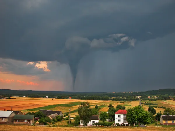 Twister på landsbygden — Stockfoto