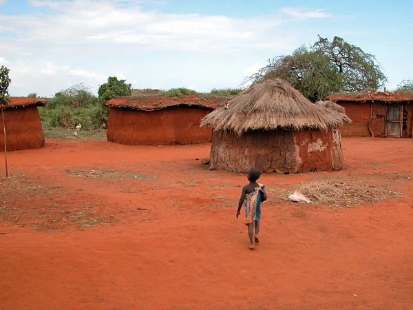 Masai tribu niño —  Fotos de Stock