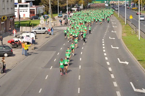 Corrida de corredores — Fotografia de Stock