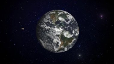 Dünya ile çarpışma rotasında bir asteroid.