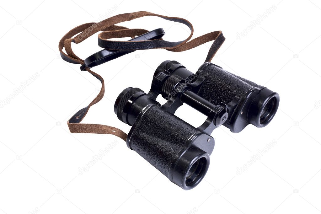 antique military binoculars