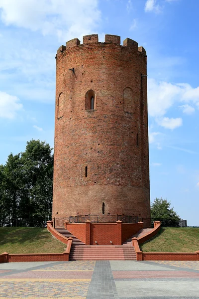 Biała Wieża (biała Vezha) - wieża z XIII wieczna twierdza — Zdjęcie stockowe