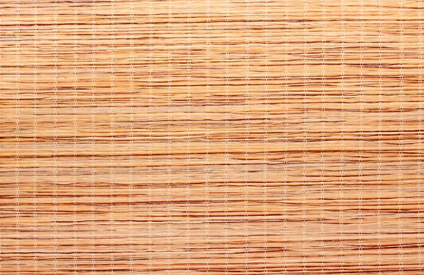 Arrière-plan - tapis tissé en bambou — Photo