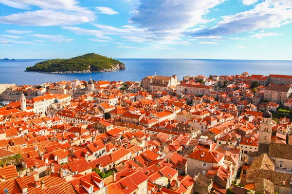 Vackra panorama Dubrovnik, Kroatien — Stockfoto