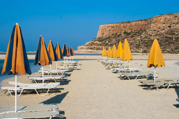 Empty beach in Balos Lagoon (Gramvousa) on Crete — Stock Photo, Image