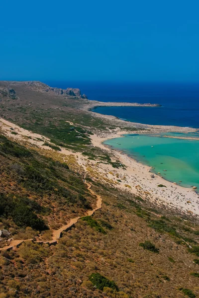 Isla Gramvousa y Laguna Balos en Creta — Foto de Stock