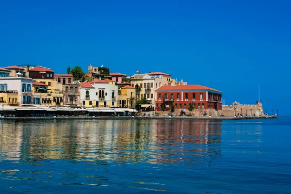 Panorama de Chania, Creta, Grecia — Foto de Stock