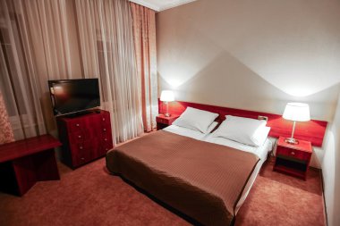 Modern otel odasının içi